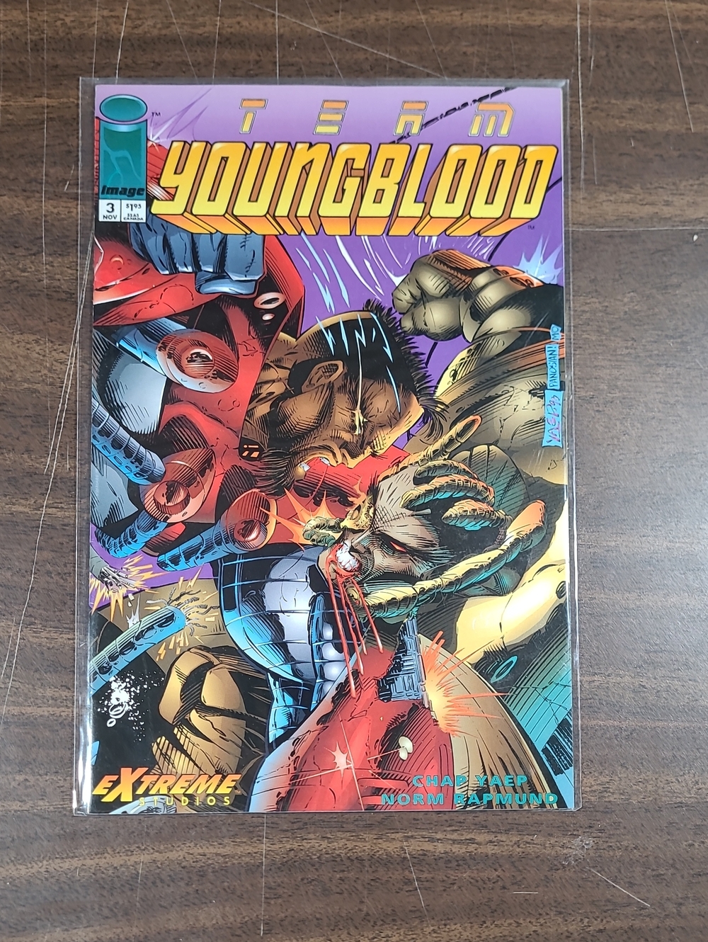 Team Youngblood #3 Comic Book - November Bagged